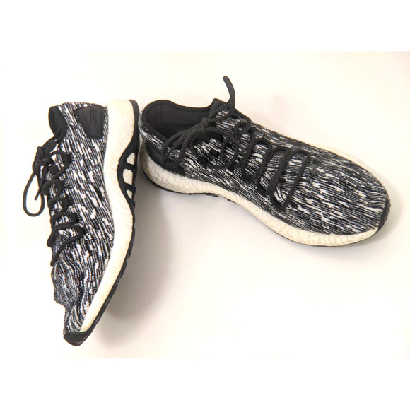 Adidas Mens Performance PureBoost Running All Terrain Shoes Oreo Size 11 CLEAN - Picture 6 of 14